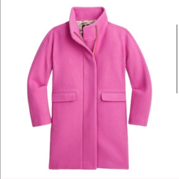New with tags, J.Crew cocoon, Italian wool stadium cloth coat - Picture 2 of 5